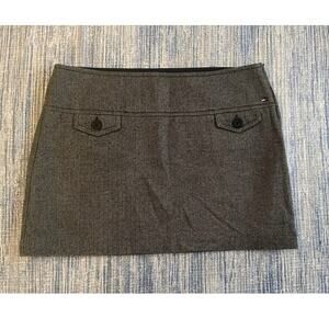 Tommy Jeans Tweed Skirt Size 9 Y2K Mini Trendy Classic‎ Holiday Business